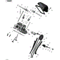 CYLINDER HEAD REAR TURBO _03R1536B - 2015 CAN AM MAVERICK 1000 / X DS DPS