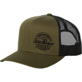 Harddrive Emblem Hat Black/Od Green Os by Harddrive