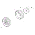 DRIVE - REAR WHEELS - DS - 2021 CAN AM MAVERICK TURBO R DS / RS