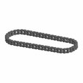 Black metal oil pump drive chain with interlocking links designed for Polaris vehicles.