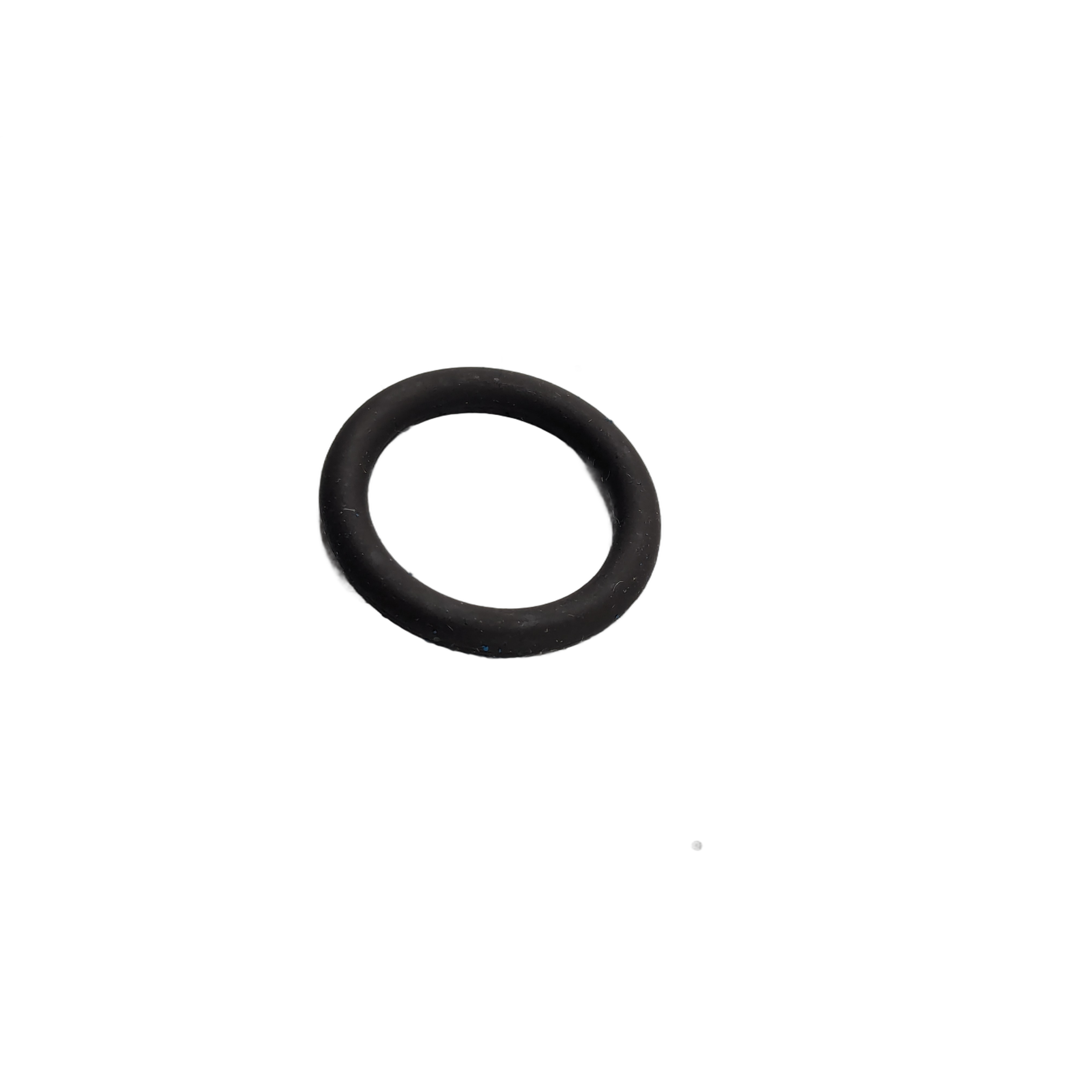 Black rubber O-ring seal with smooth surface and circular shape.