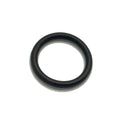 Black rubber O-ring seal with smooth surface and circular cross-section.