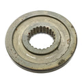 Round metal gear engagement plate with inner splined hole, used for Polaris ATV and UTV models.
