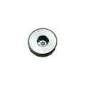 Silver metal magnetic drain plug with hexagonal socket head and threaded body.