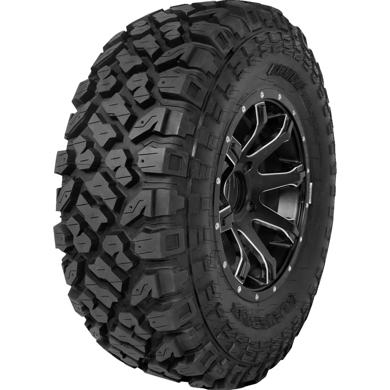 KENDA Klever X/T Front Tire - 27x9R14, 8 Ply with Low Rolling Resistance and Studdable Design
