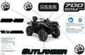 BODY - FEATURE DECALS - 2023 CAN AM OUTLANDER XT 700