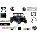 BODY - DECALS - 2026 CAN AM DEFENDER HD11 XT - DARK WILDLAND CAMO - 65" WIDTH