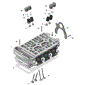 ROTAX - CYLINDER HEAD - 2024 CAN AM MAVERICK R X RS - TIMELESS BLACK METALLIC - 77" WIDTH CALI