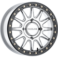 ATV / UTV Alpha Beadlock 17X7 4/137 (+25Mm) Silver / Black by Raceline