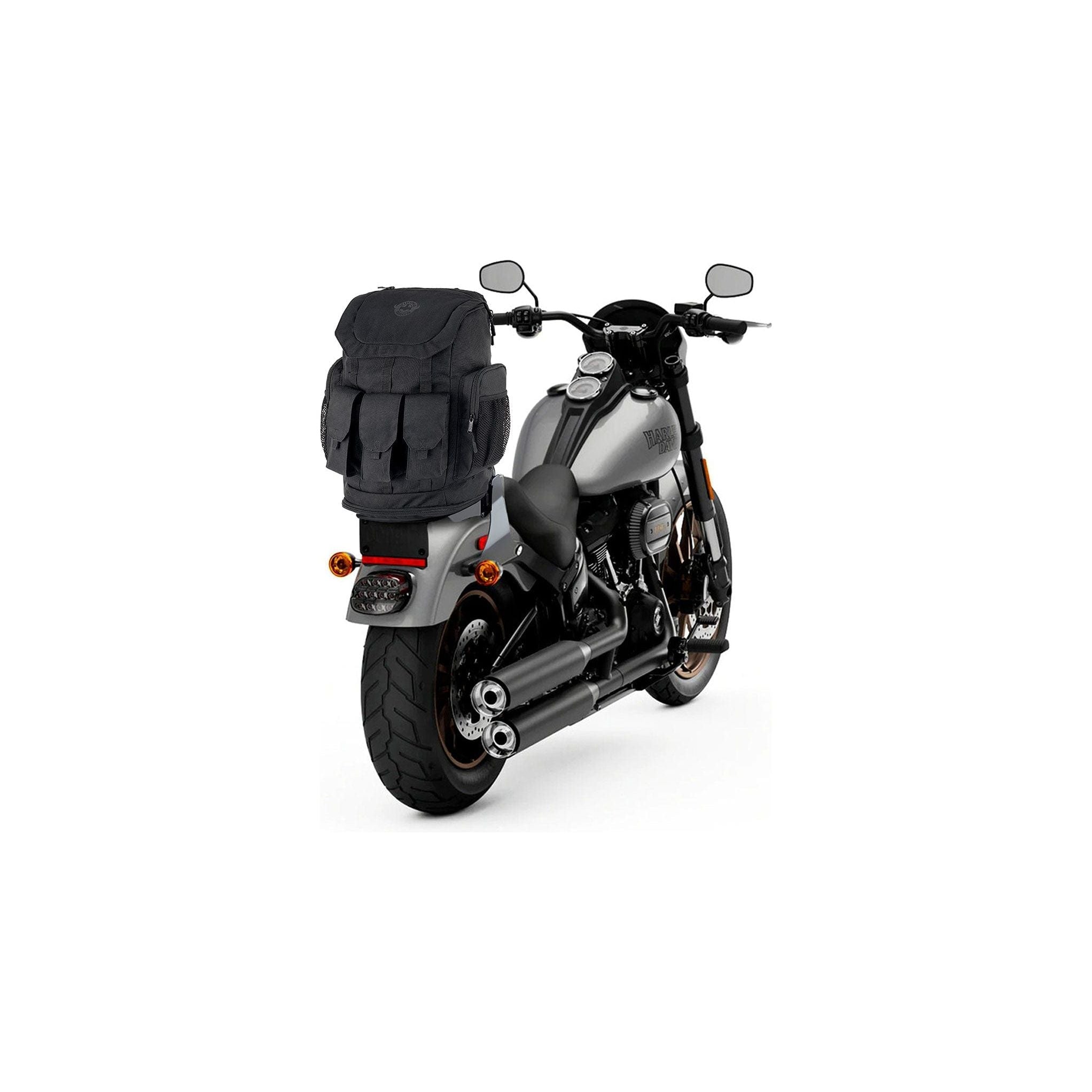 【ウィスラー購入】カナダ MTB BC BIKE RACE 限定バッグ 32L - Trident Large Indian Motorcycle Sissy Bar Backpack by Viking
