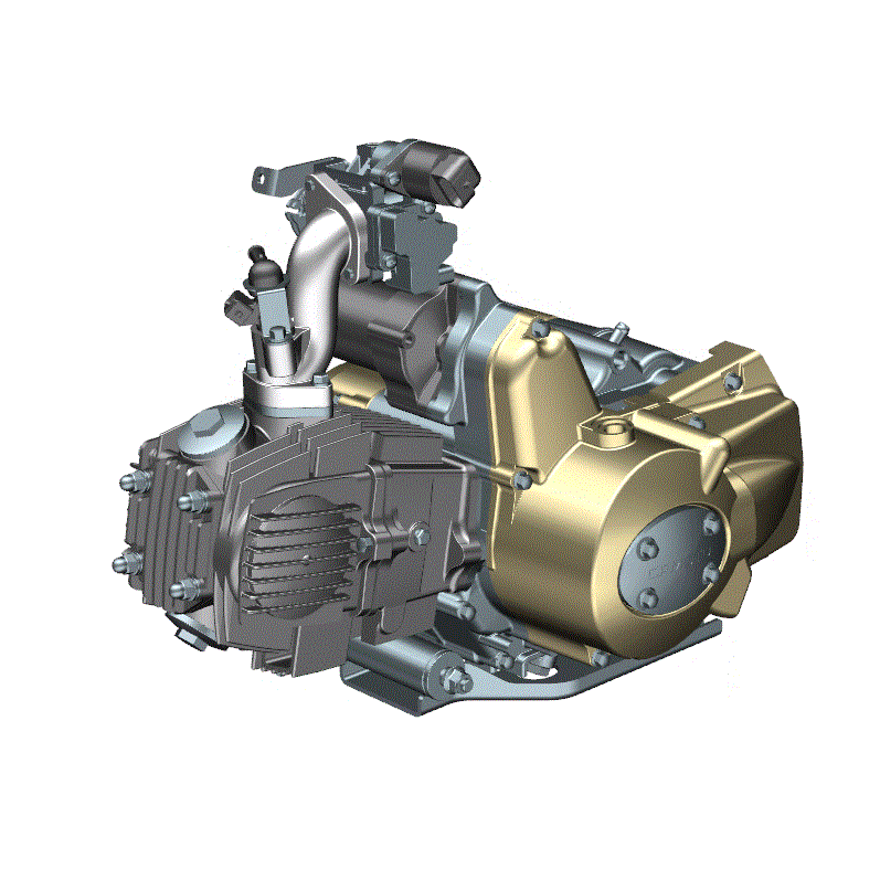 An Image of a genuine CFMOTO Parts Schematic Diagram showing the group - 1P52YH-2 ENGINE - 2024 CFMOTO CFORCE 110