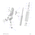 SUSPENSION: FRONT STRUT - 2025 POLARIS SPORTSMAN TOURING 570 X2 EPS