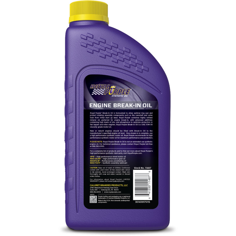 Royal Purple 06487 - Engine Break-In Oil