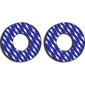 Yamaha Grip Donuts Blue White by Factory Effex