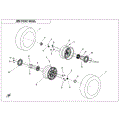 FRONT WHEEL (ALUMINUM) - 2020 CFMOTO UFORCE 1000