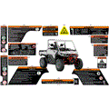 BODY - WARNING DECALS - 2024 CAN AM DEFENDER HD10 X MR - HYPER SILVER - 67" WIDTH SAFETY NET