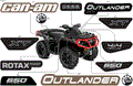 BODY - FEATURE DECALS - 2018 CAN AM OUTLANDER 4X4 XT 650 EFI - CALI - BREAK UP COUNTRY