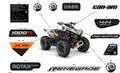 BODY - FEATURE DECALS - 2026 CAN AM RENEGADE 1000R 4X4 X XC EFI - CATALYST GRAY