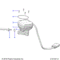 STEERING: CONTROLS THROTTLE ASM. and CABLE - 2019 POLARIS SPORTSMAN 850 SP 48