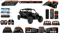BODY - WARNING DECALS - 2025 CAN AM MAVERICK MAX TURBO DS 64 INCH - FIERY RED METALLIC - 64" WIDTH CALI