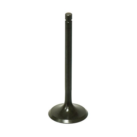 The Yamaha UTV/ATV Intake Valve by Bronco is shown upright against a white background, featuring a flat circular base and a long cylindrical metal stem.
