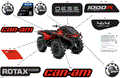 BODY - FEATURE DECALS - 2024 CAN AM OUTLANDER 1000R EFI 4X4 X MR - HYPER SILVER