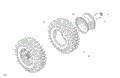 DRIVE - REAR WHEELS - 2025 CAN AM DEFENDER MAX HD10 X MR - HYPER SILVER - 67" WIDTH