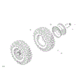 DRIVE - REAR WHEELS - 2025 CAN AM DEFENDER HD10 X MR - WILDLAND CAMO - 67" WIDTH