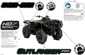 BODY - FEATURE DECALS - 2025 CAN AM OUTLANDER PRO HD7 4X4 HUNT - WILDLAND CAMO