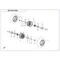 FRONT WHEEL - 2025 CFMOTO UFORCE 800 XL