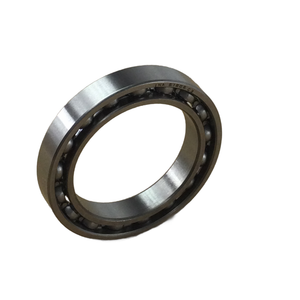The Bearing by Polaris is a metal ball bearing with inner and outer rings and evenly spaced steel balls—an essential joint component, displayed on a white background.