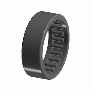 A 3D-rendered image of the Needle Bearing 30X37X12-30Btm3712 by Polaris, a cylindrical metal bearing with an open center and inner ridges, commonly used in Indian motorcycle parts, shown on a white background.