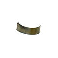 Curved metal bearing connecting rod in midnight blue finish with small mounting holes.