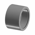 Gray cylindrical needle bearing with smooth outer surface and hollow center.