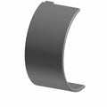 Curved grey metal main bearing shell with smooth surface for Polaris vehicles.