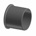 Black cylindrical sleeve bushing with a 36 mm diameter and a flanged edge, made of durable material.
