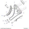ENGINE: CAM CHAIN and SPROCKET - 2023 POLARIS SPORTSMAN 570 EPS EBS TRAIL 49S