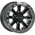 ATV / UTV Black Mamba Beadlock Wheel 12X7 4/156 4+3 (+5Mm) Black / Machined by Raceline
