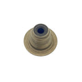 Metal valve spring seat with integrated black rubber seal, designed for Polaris motorcycles and off-road vehicles.
