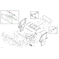 ENCLOSURE CAB - XT CAB - NORTH AMERICA - DASH & ROOF SECTION - 2019 CAN AM DEFENDER HD10