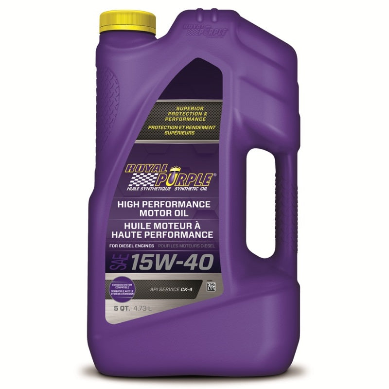 Royal Purple Duralec Super Diesel 15W-40 Motor Oil - 5 Quart Bottle by Royal Purple Part RLP23154