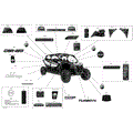 DECALS TURBO - PACKAGE STD - NORTH AMERICA - 2019 CAN AM MAVERICK MAX TURBO