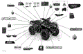 BODY - DECALS - XT - 2021 CAN AM OUTLANDER 650 EFI / DPS / XT / MOSSY OAK EDITION