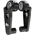 Elite Pivoting Handlebar Risers 7/8" and 1-1/8" Handlebars 3 1 2" Black by Rox Speed Fx