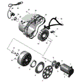 ROTAX - MAGNETO AND ELECTRIC STARTER - 2025 CAN AM COMMANDER 1000R EFI X MR - WILDLAND CAMO - 64" WIDTH