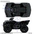 BODY: DECALS GRAPHIC - 2026 POLARIS SPORTSMAN 570 EPS TRAIL