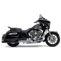 4" Neighbor Hater Slip-On Exhaust, Black for Indian w/ Gen-1 Saddle Bags by Cobra