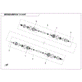 FRONT CV SHAFT - 2023 CFMOTO CFORCE 800 XC