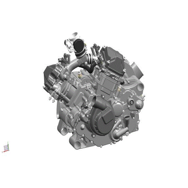 An Image of a Genuine CFMOTO Parts Schematic Diagram showing the schematic - CRANKCASE ASSY - 2015 CFMOTO ZFORCE 800 EX