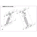 FRONT SHOCK ABSORBER (GAS)-BLACK - 2020 CFMOTO CFORCE 800 XC